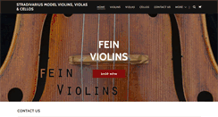 Desktop Screenshot of fineviolins.com